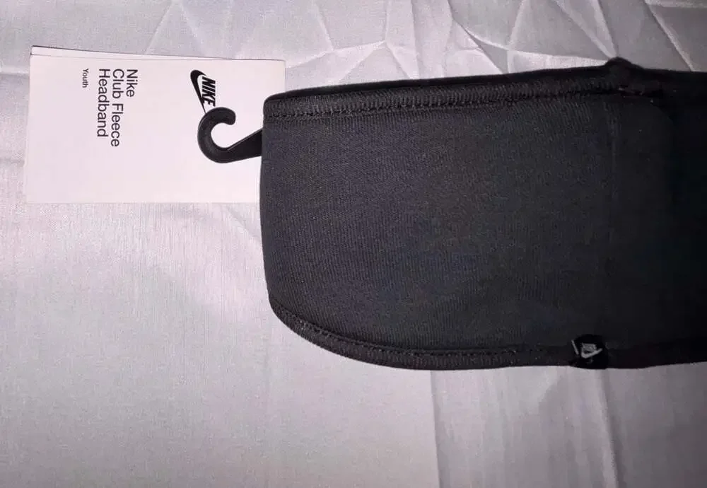 Nike Club Fleece Youth Headband Black